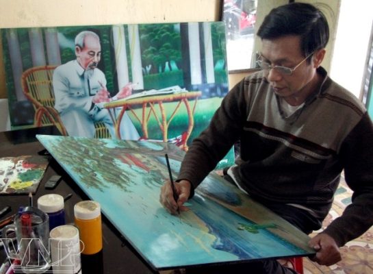 nghệ thuật sơn mài Cát Đằng